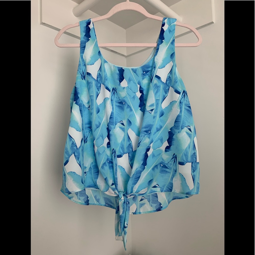 Vaca Vibes Front Tie Tank